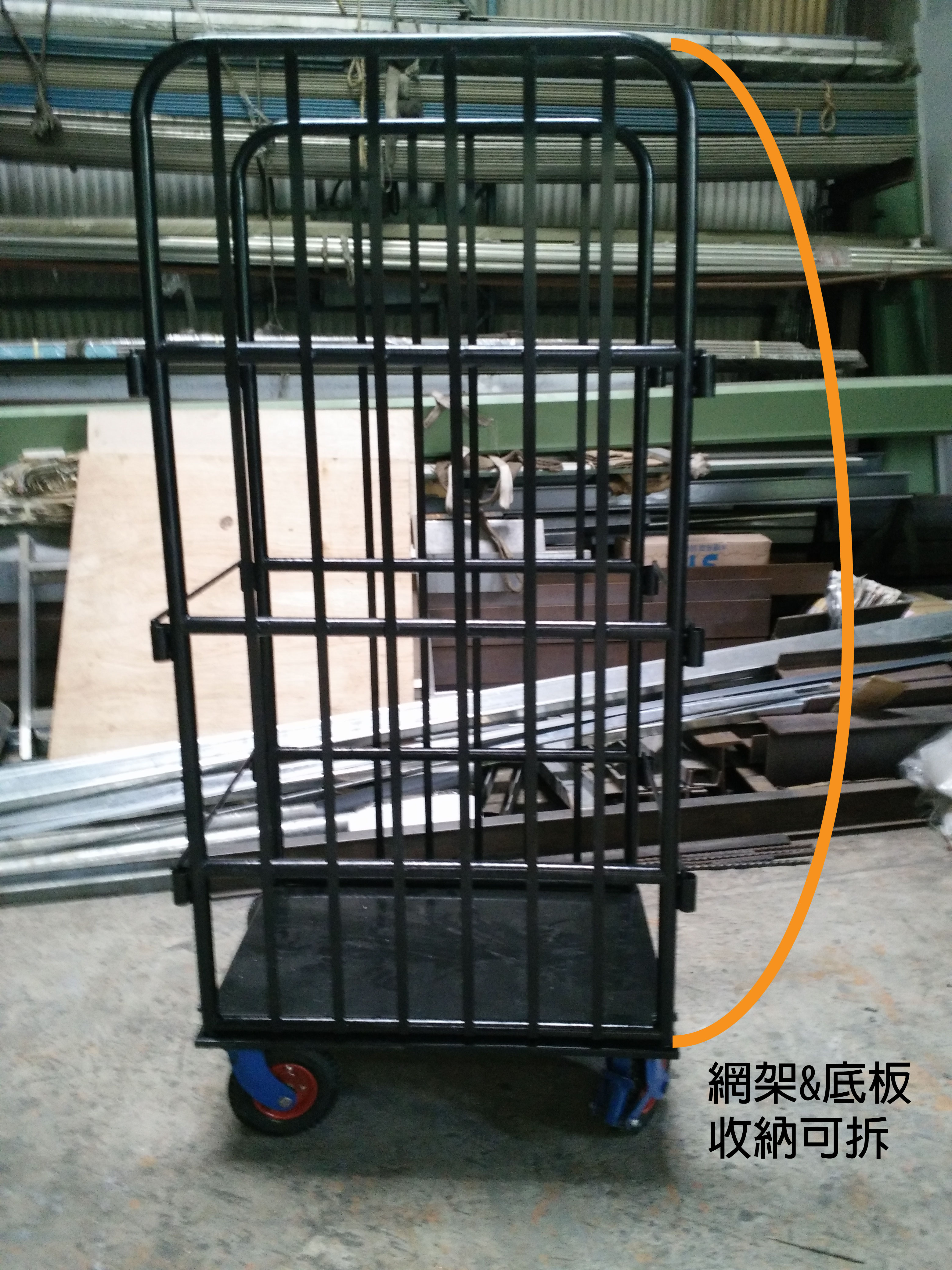 物流台車,物流推車,大輪物流車,大輪胎推車,訂做,客製化,摺疊推車,可拆裝推車