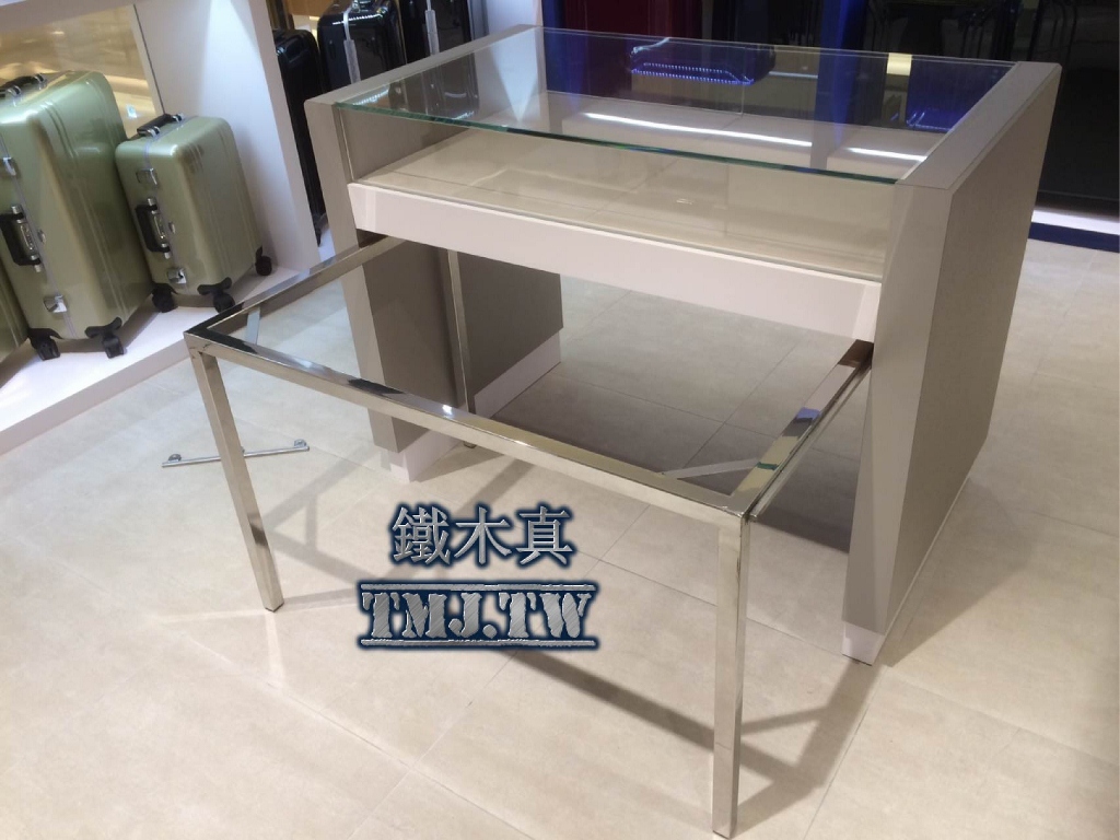 訂製鐵架,不鏽鋼鏡面鐵架,白鐵展示架