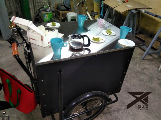 不鏽鋼烤漆餐車,三輪攤車車廂